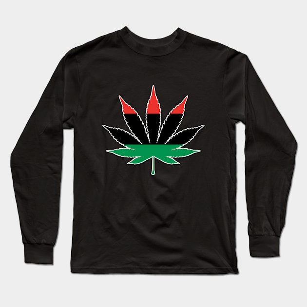 Pan-African Long Sleeve T-Shirt by Wickedcartoons